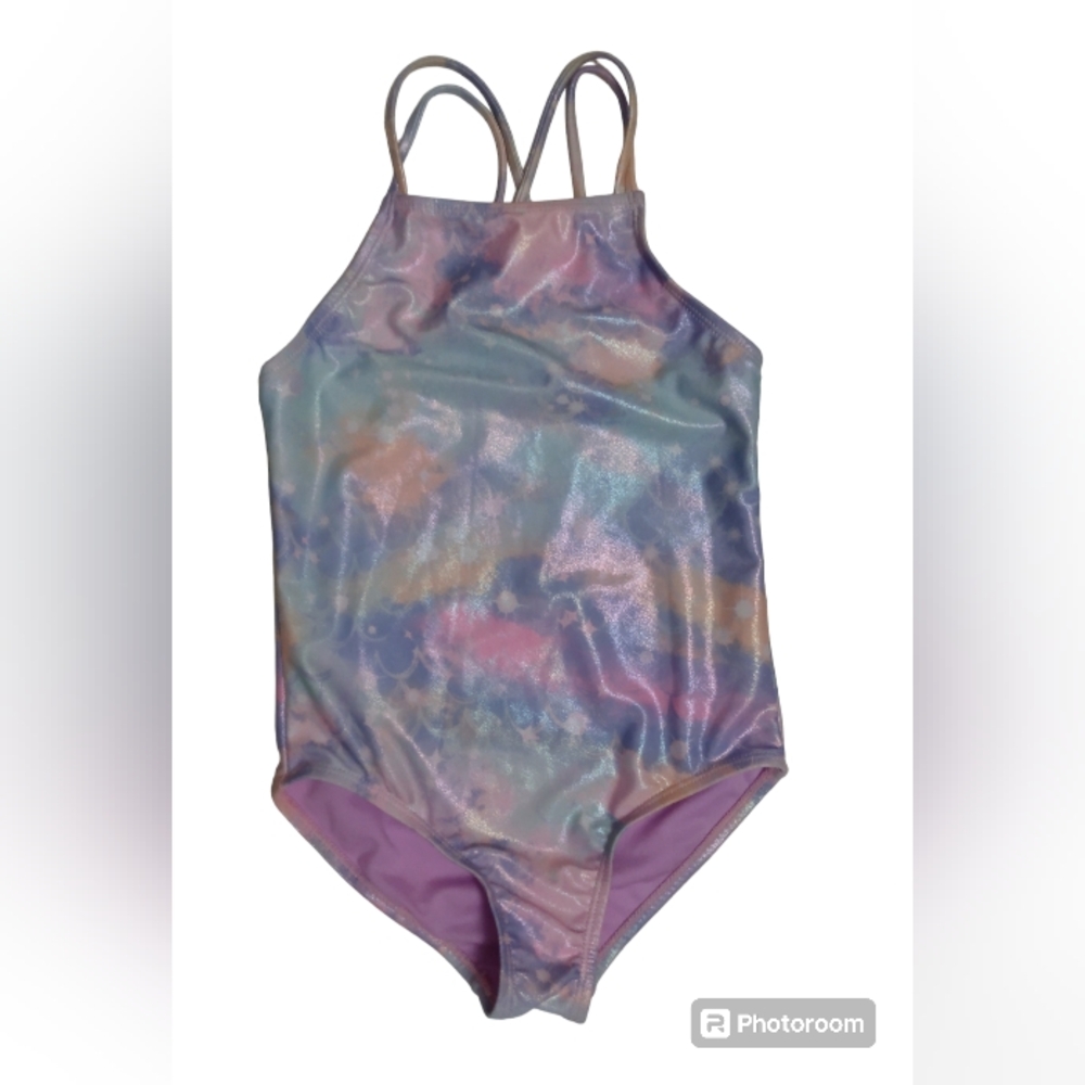 Girls Shimmery Swimsuit Size 6-6X